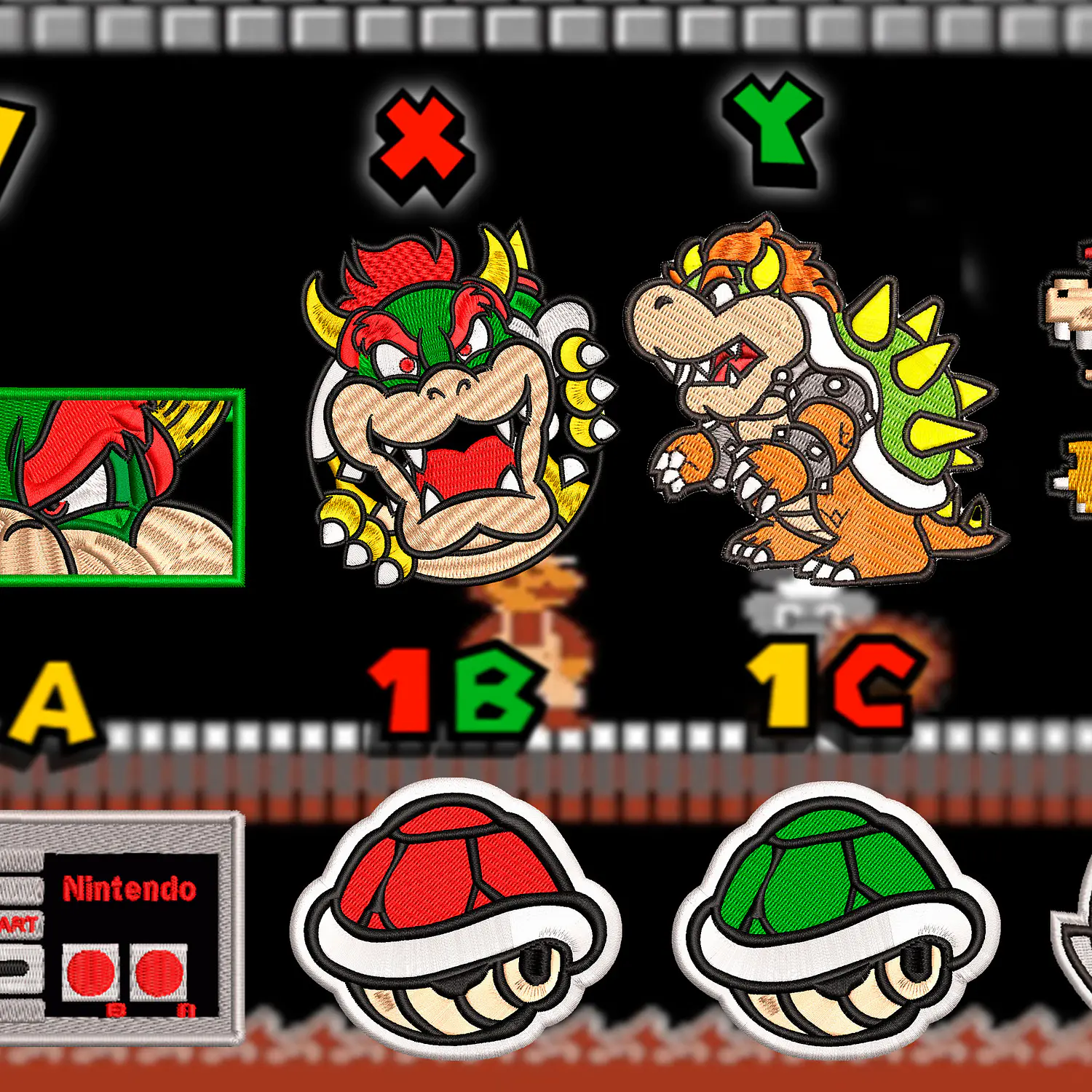 Parche Super Mario por unidad 4