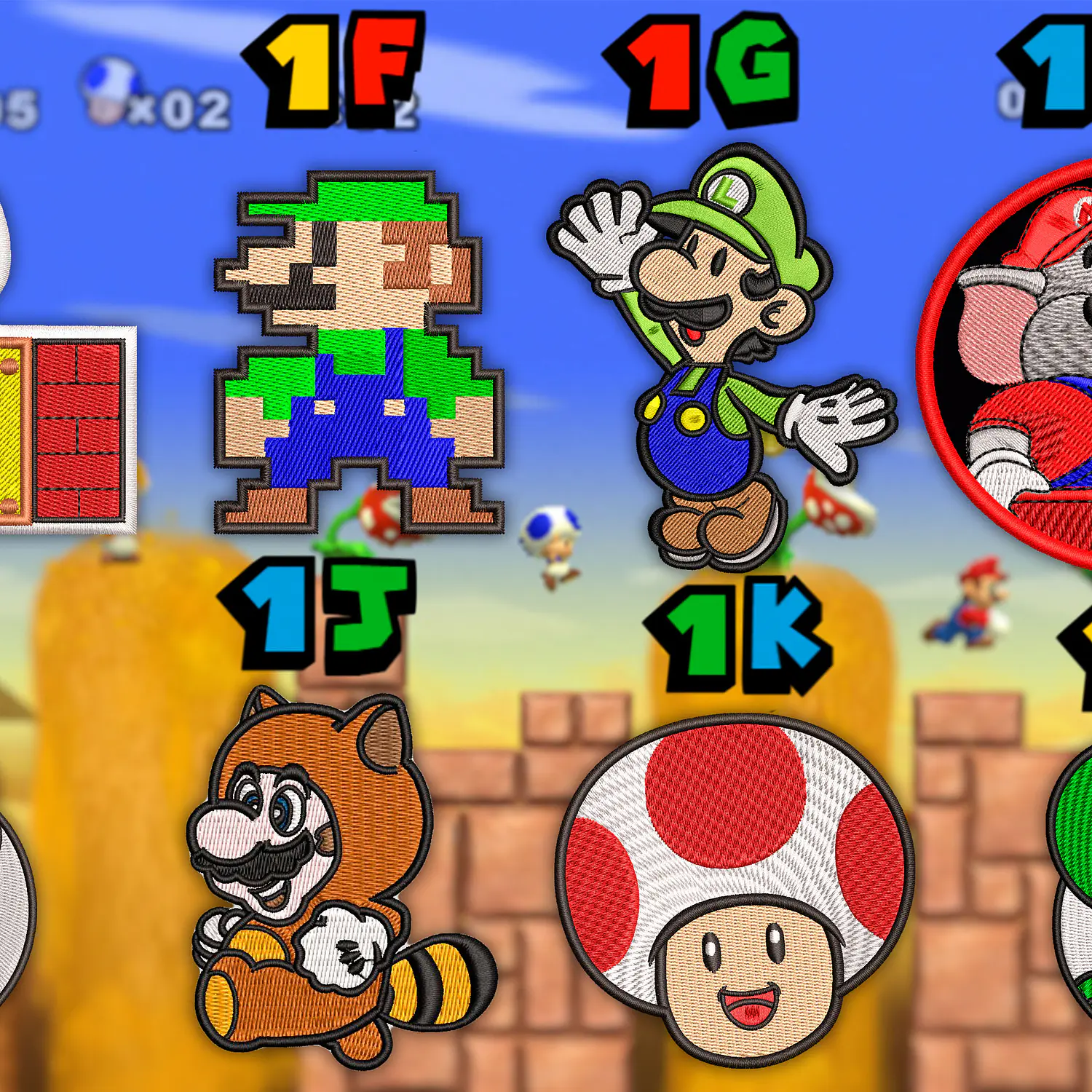 Parche Super Mario por unidad 5