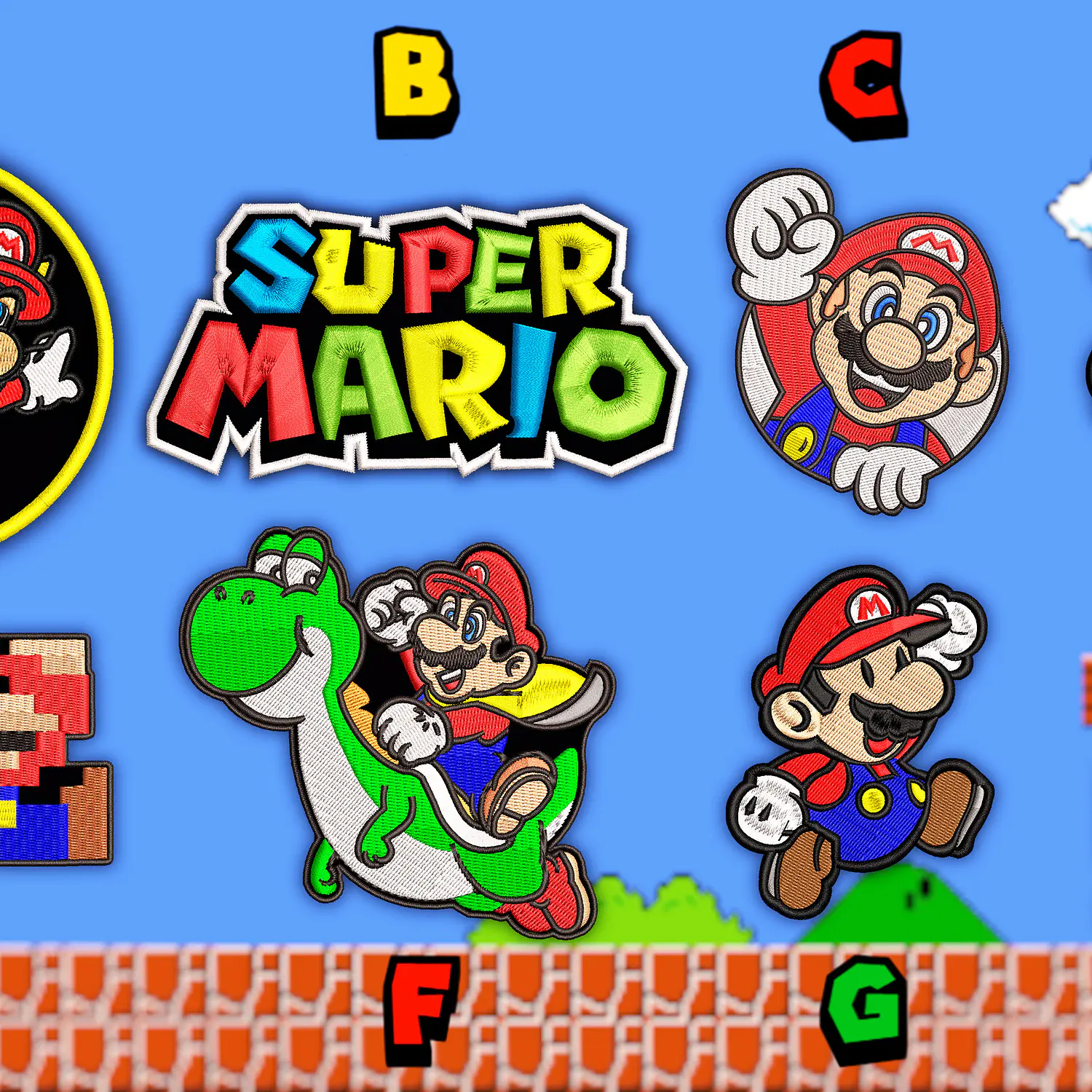 Parche Super Mario por unidad 1