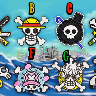 Parches One Piece por unidad