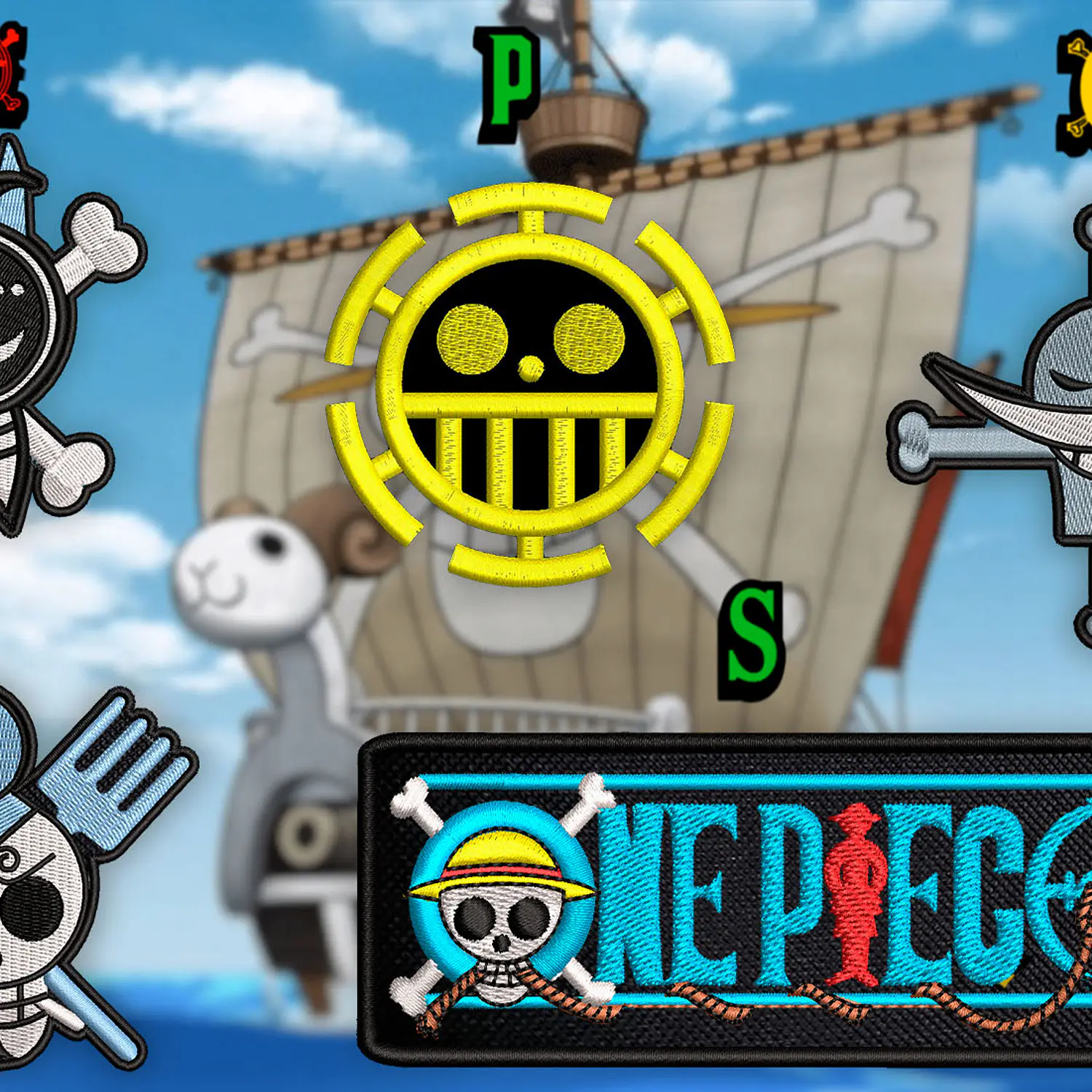 Parches One Piece por unidad 3