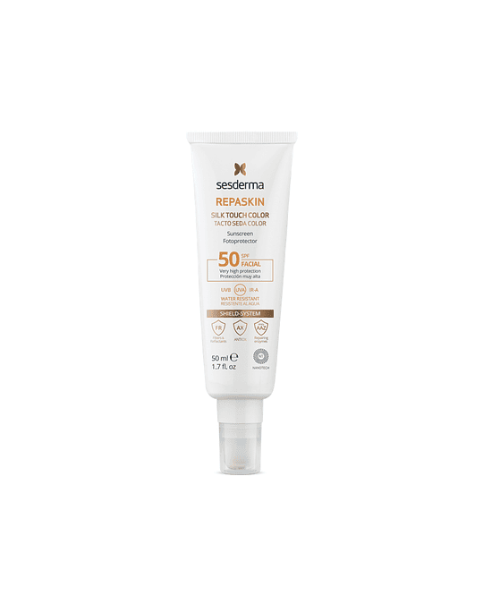 Repaskin Fotoprotetor Facial SPF50 Tacto Seda Cor 50ml