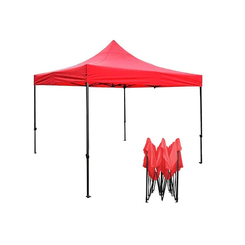 Toldo Plegable 3x3 Rojo
