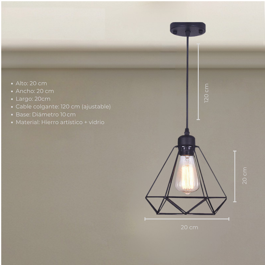 Lámpara Colgante Prisma 2