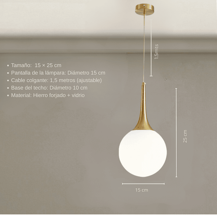 Lámpara Colgante Venus 2