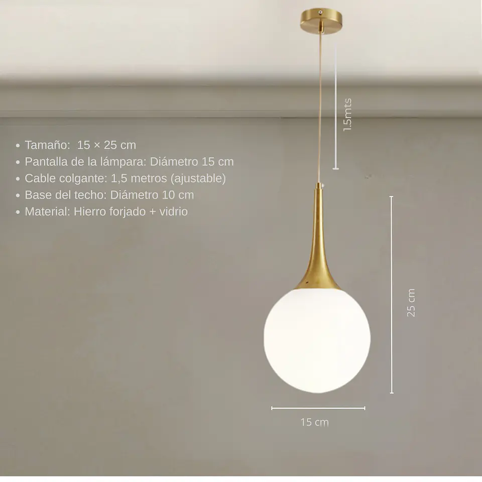 Lámpara Colgante Venus 2