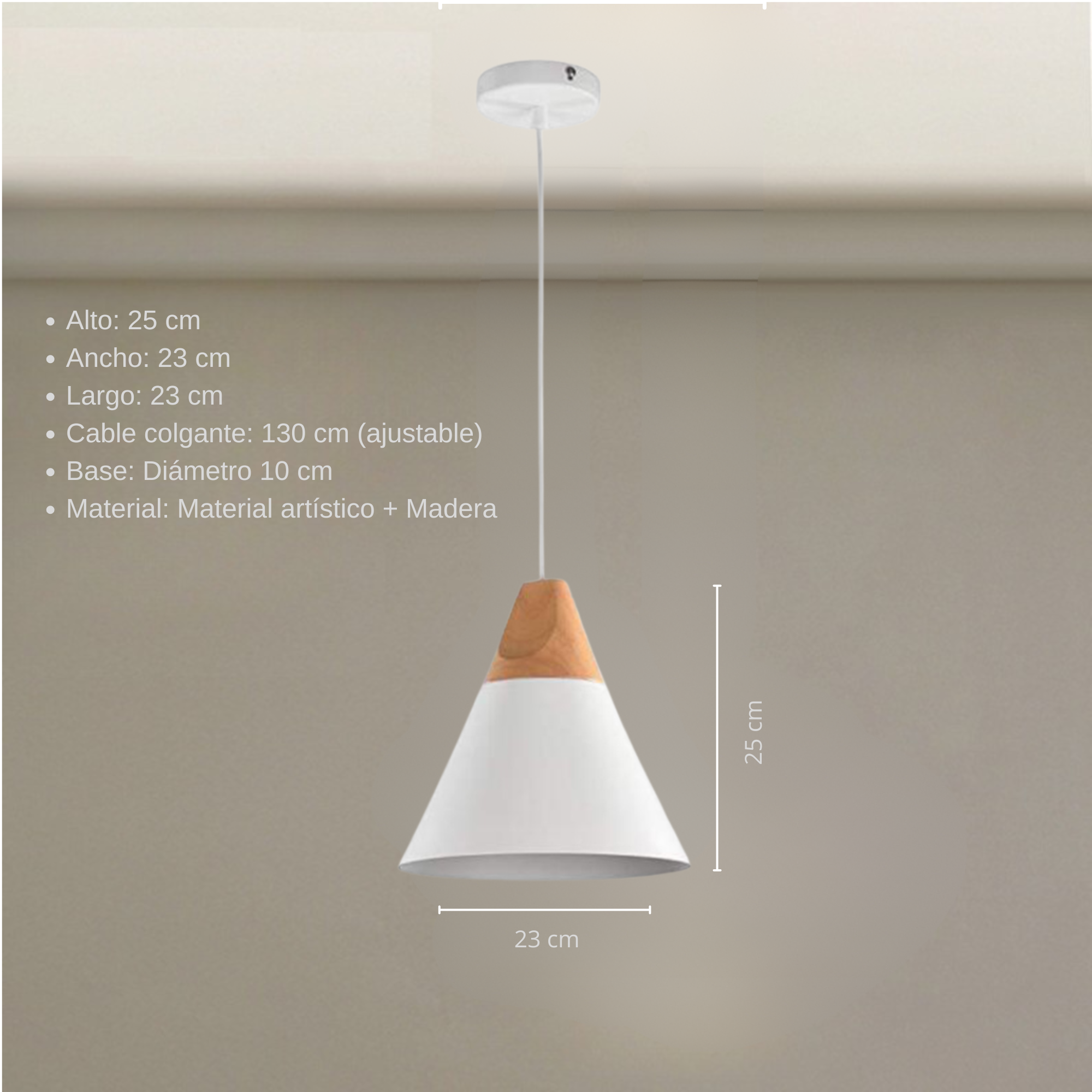 Lámpara Colgante Wood 2
