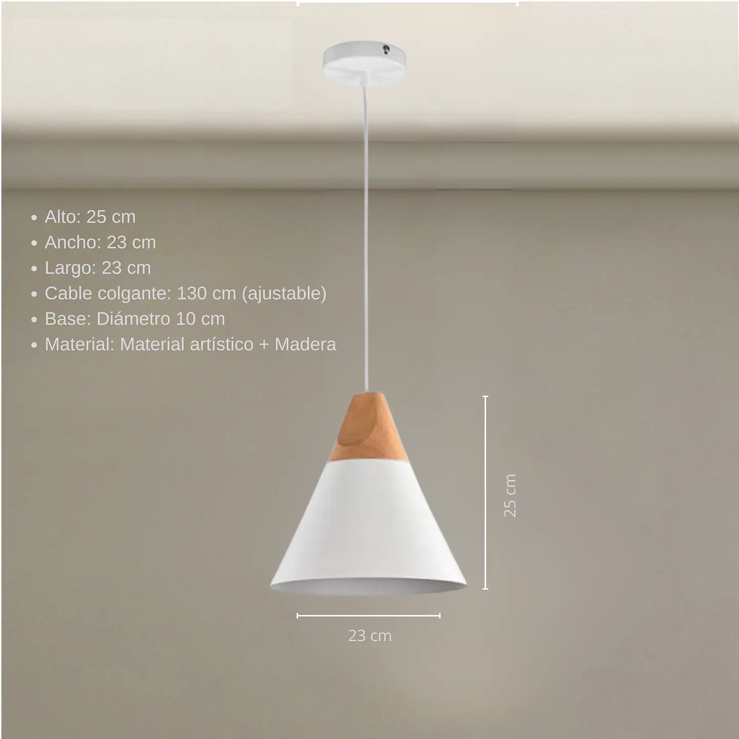 Lámpara Colgante Wood 2