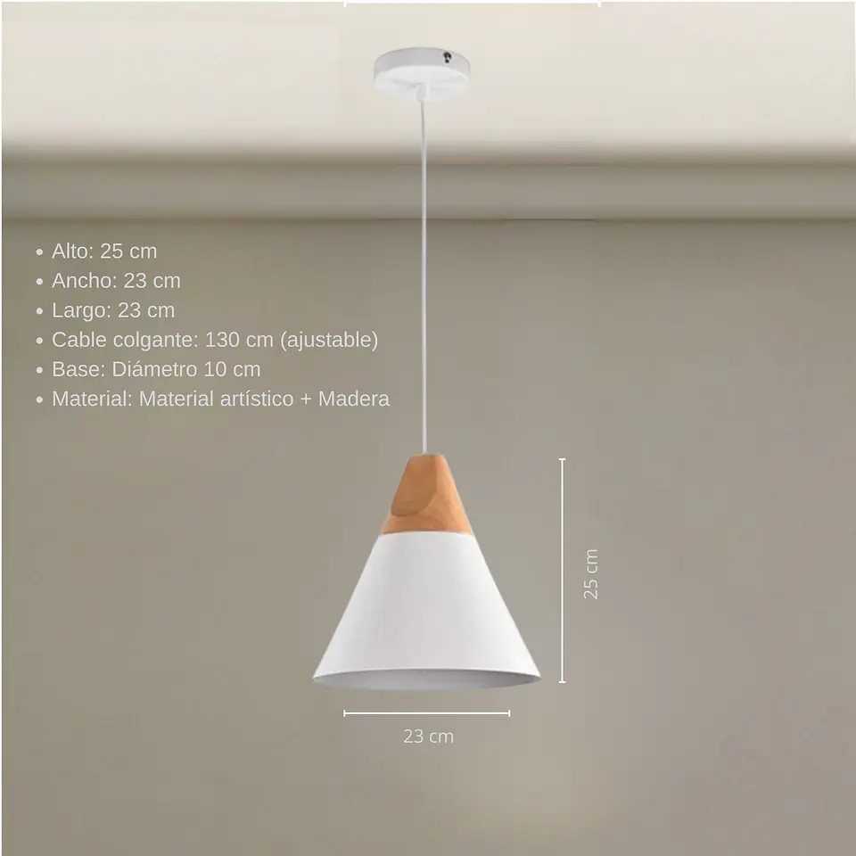 Lámpara Colgante Wood 2