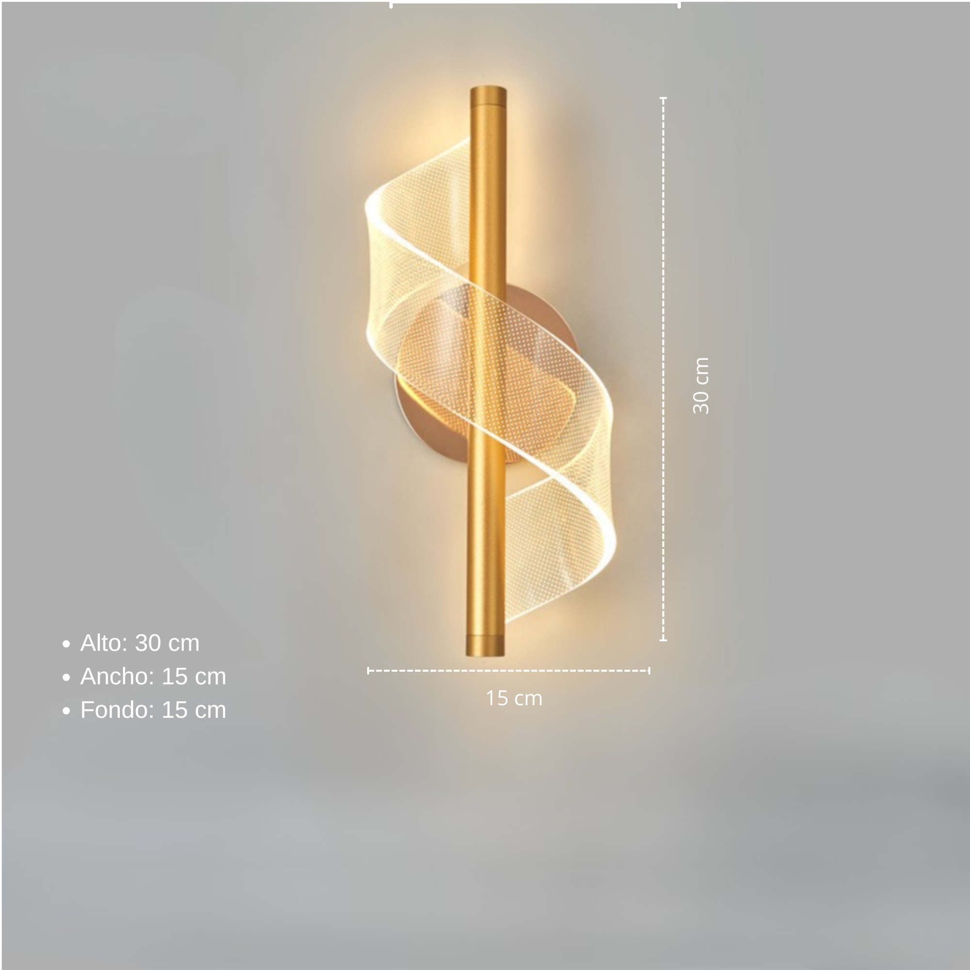 Lámpara Meteoro Gold 3