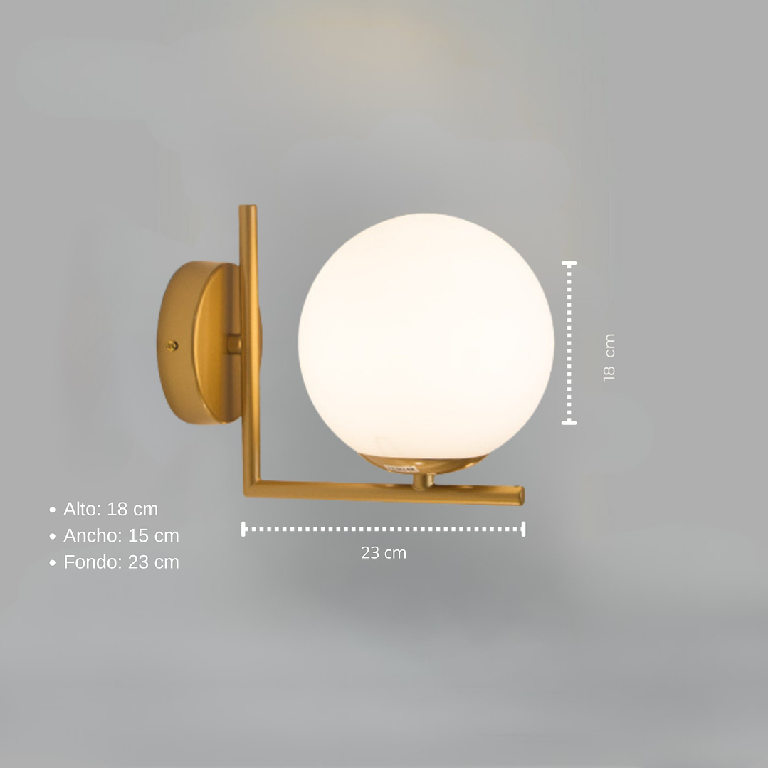 Lámpara Moon Gold 3