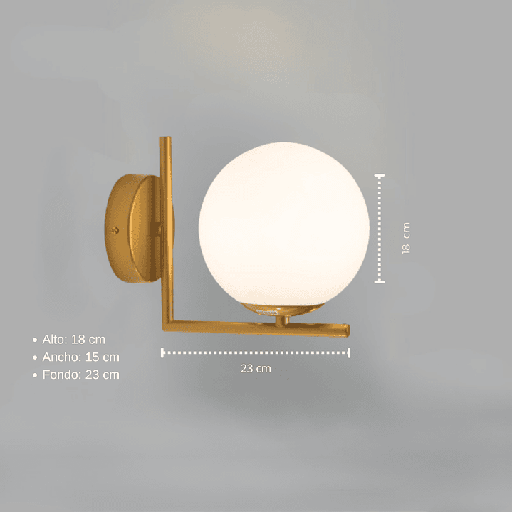 Lámpara Moon Gold 3