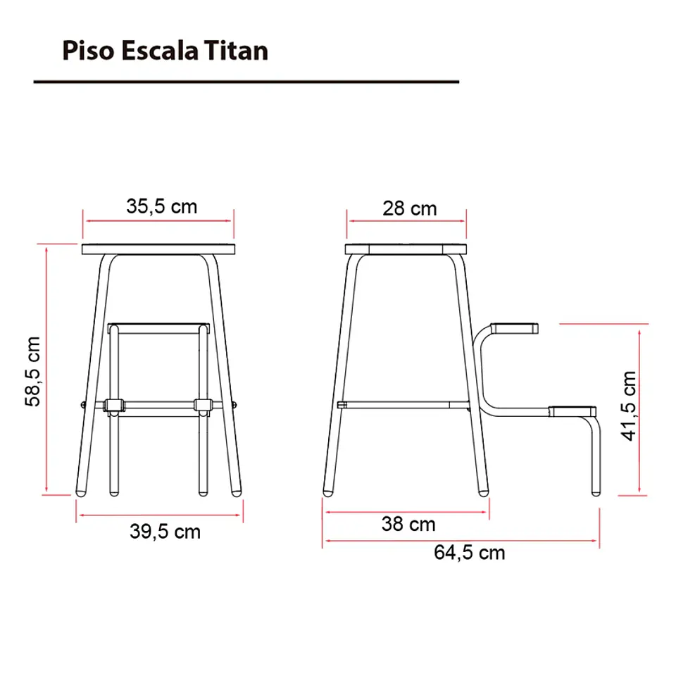 Piso Escala Titan 4