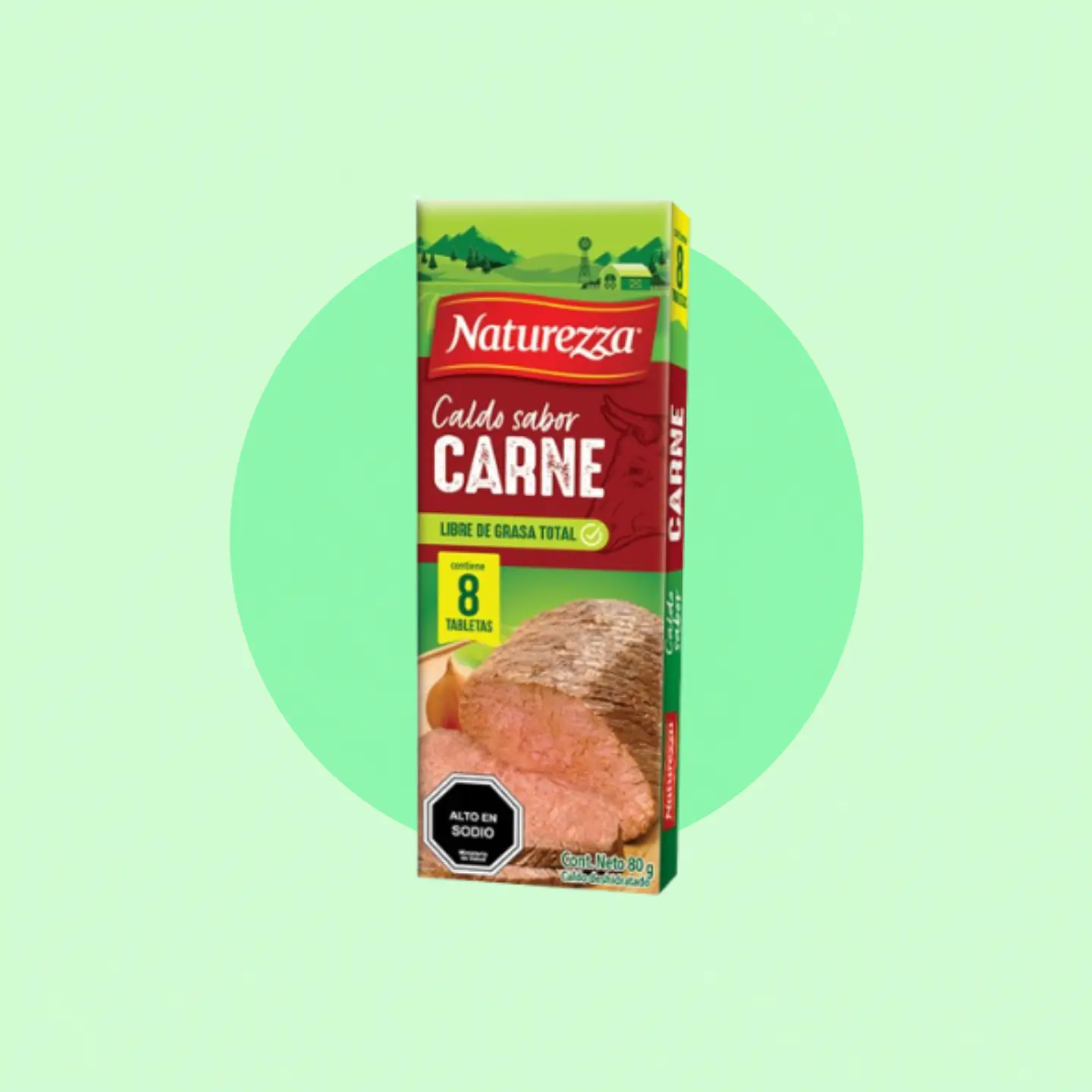 Caldo sabor Carne Naturezza 1