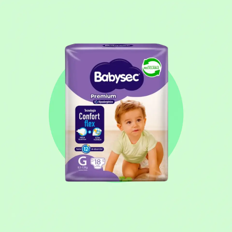Pañal Babysec Talla G 1
