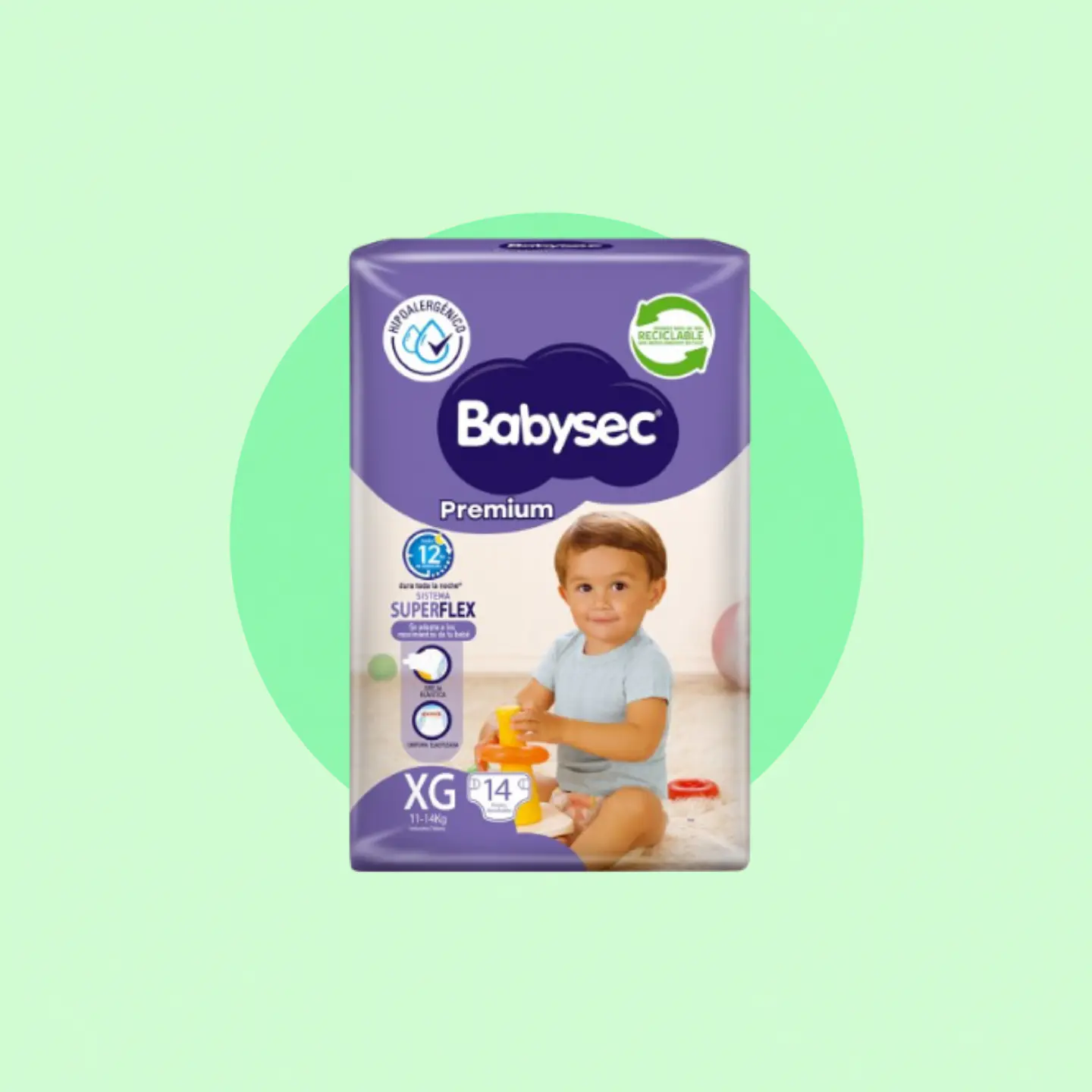 Pañal Babysec Talla XG 1