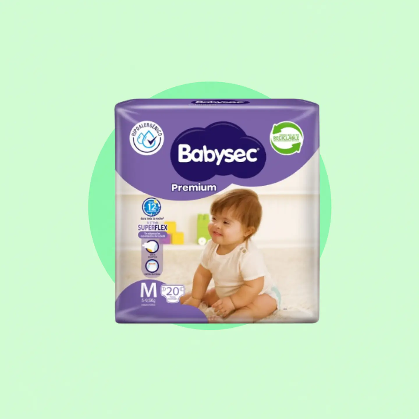 Pañal Babysec Talla M 1