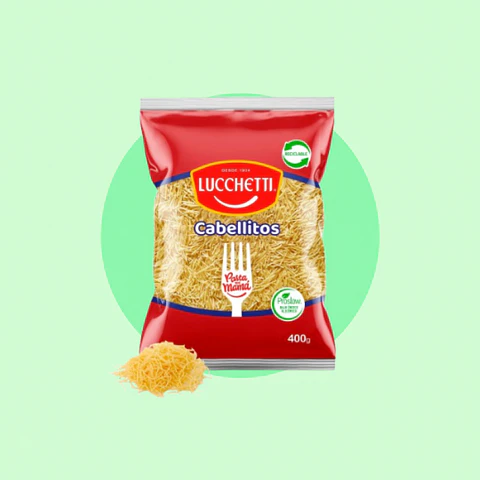 Cabellitos Lucchetti 400 Gramos