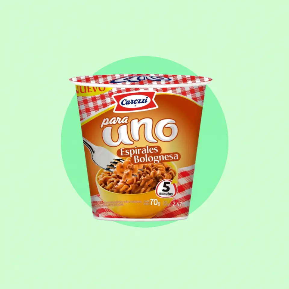 Fideos para Uno Espirales Bolognesa 1