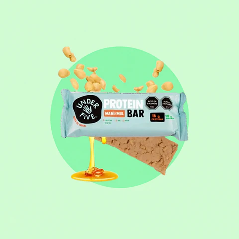 Barra de Proteína Under Five sabor Maní Miel