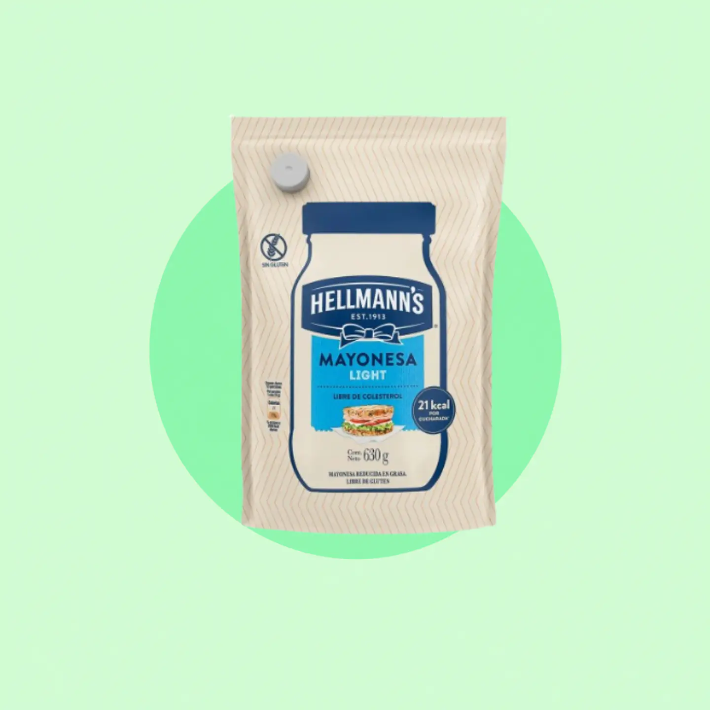 Mayonesa Hellmann's Light 630 Gramos 1