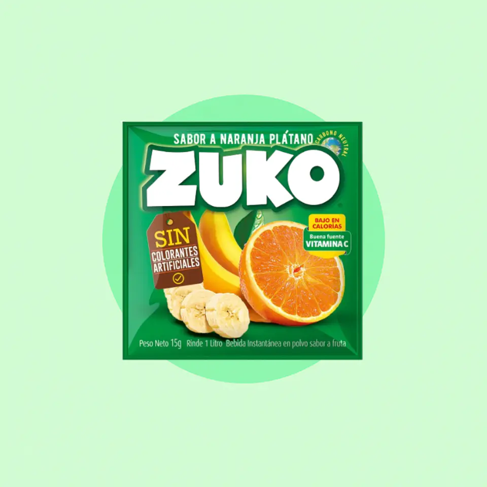 Zuko Naranja Plátano 1