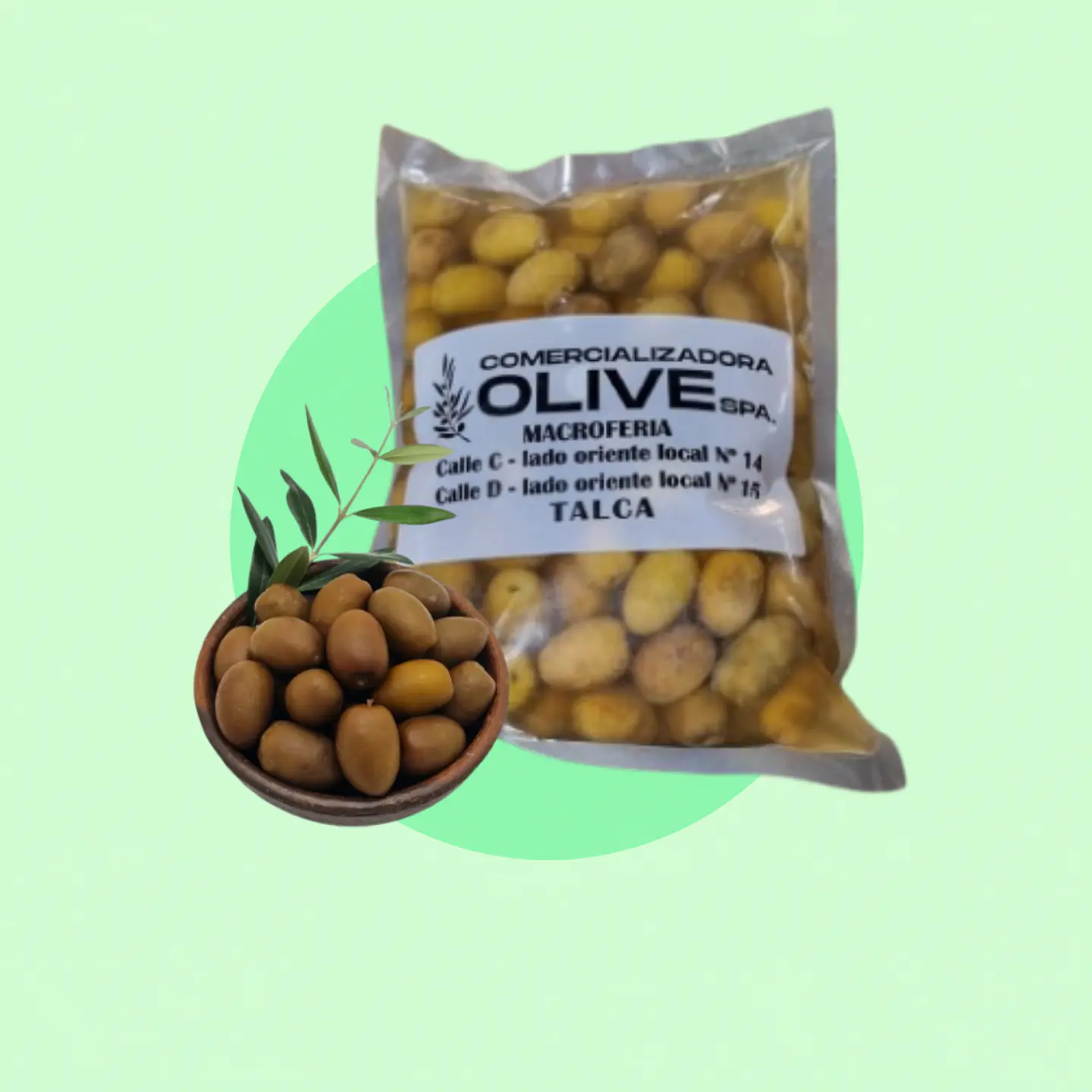 Aceitunas Verdes 500 Gramos 1