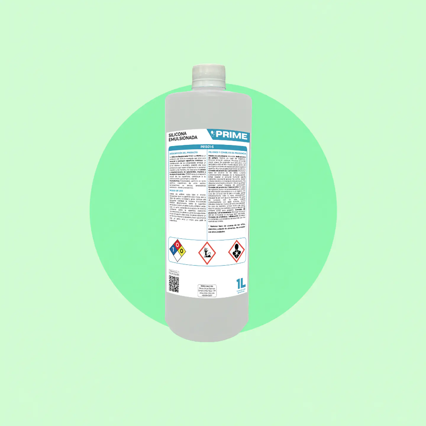 Silicona Emulsionada PRIME 1 Litro 1