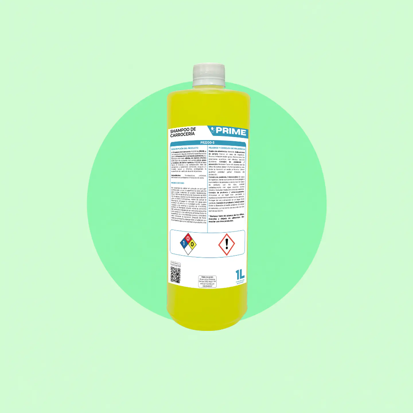Shampoo de Carrocería PRIME 1 Litro 1