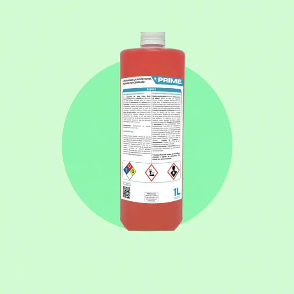 Limpiapisos Concentrado Frutos Rojos PRIME 1 Litro 1