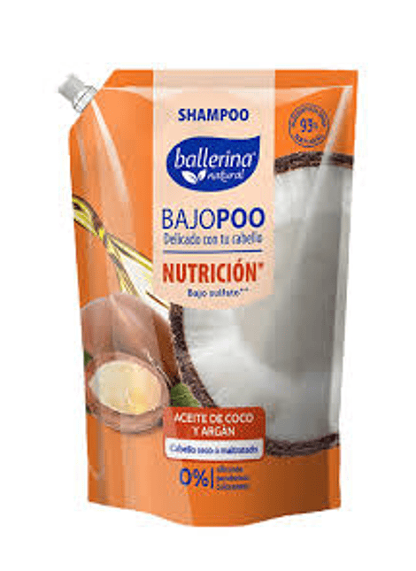 SHAMPOO BALLERINA BAJOPOO NUTRICION 750 ML