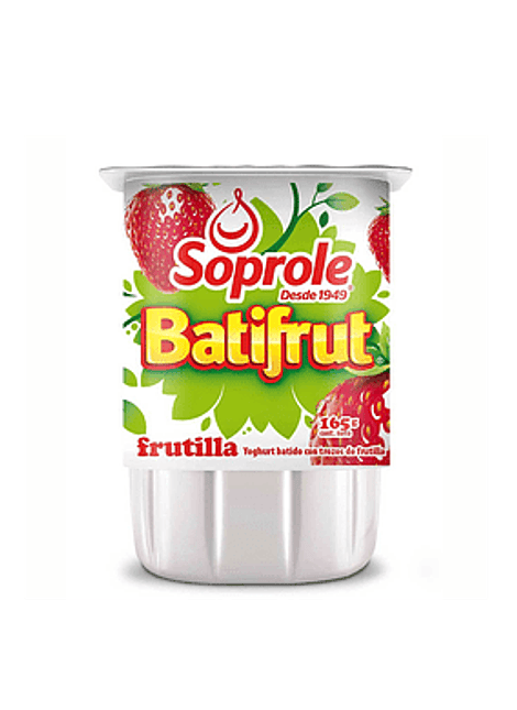 YOGHURT BATIFRUT FRUTILLA SOPROLE 165 G