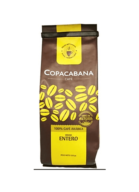 CAFE COPACABANA GRANO ENTERO 500 G