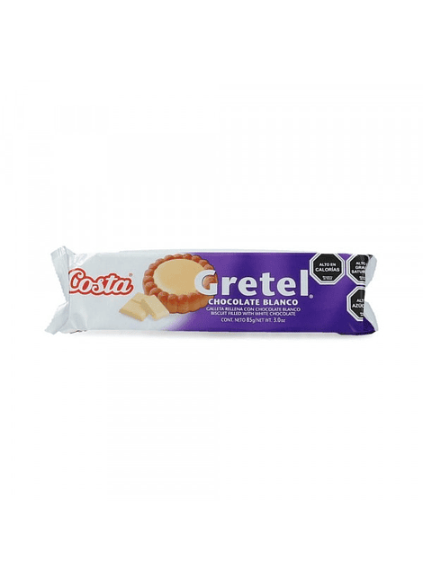 GALLETA GRETEL CHOCOLATE BLANCO COSTA 85 G