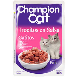 ALIMENTO GATITOS CHAMPION CAT POLLO 100 G