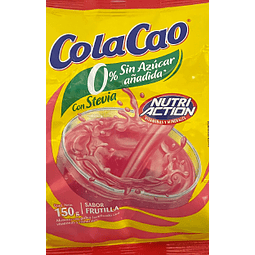 COLA CAO NUTRI ACTION FRUTILLA CON STEVIA 150 G