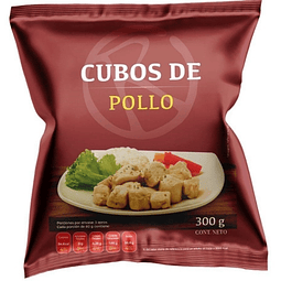 CUBOS DE POLLO RUPANCO 300 G