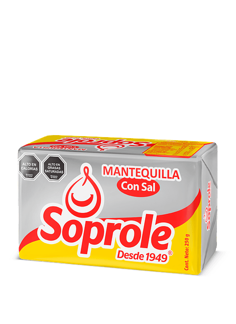 MANTEQUILLA SOPROLE CON SAL 250 G