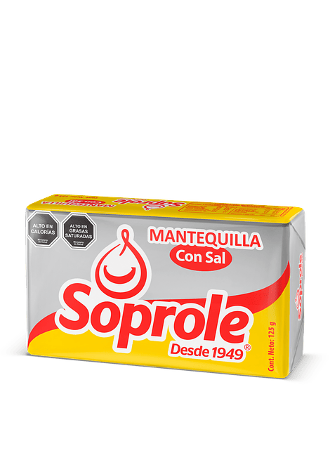 MANTEQUILLA CON SAL SOPROLE 125 G