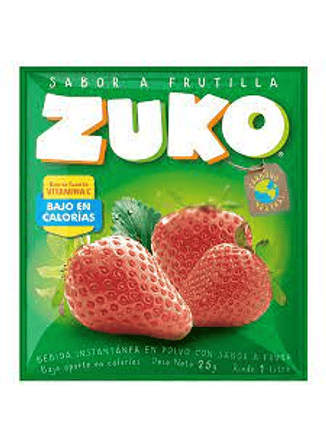 JUGO ZUKO FRUTILLA 20 G