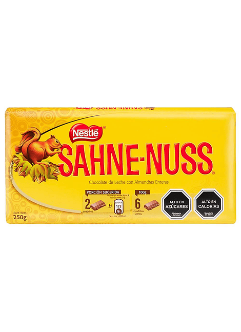 CHOCOLATE SAHNE NUSS 250 G