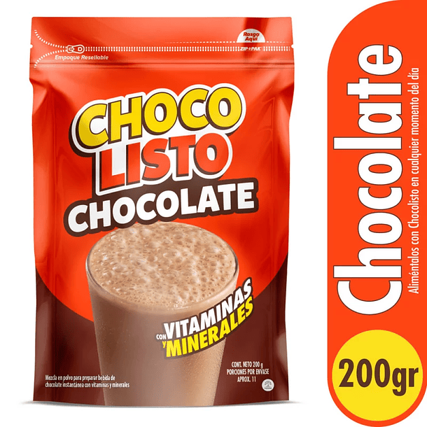 CHOCOLISTO DOYPACK 200g UND 