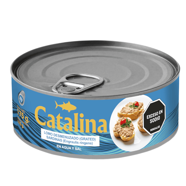 ATUN CATALINA LOMO DESMEN/ AGUA 170GR 