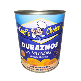 DURAZNO CHEF CHOICE SHALOM 820g UND