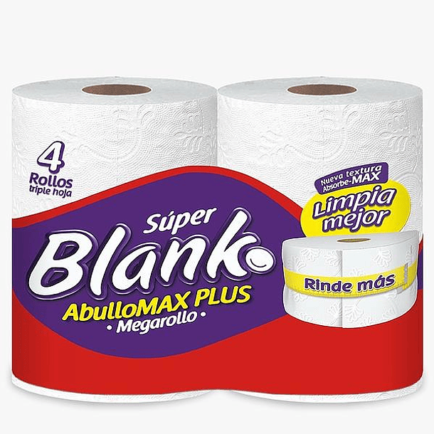 PAPEL HIGIENICO SUPER BLANKO 3HOJAS *4UND