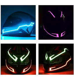 LUZ LED MULTICOLOR PARA CASCO DE MOTO