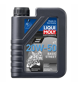 ACEITE LIQUIMOLY 20W50 BASIC STREET (MINERAL)
