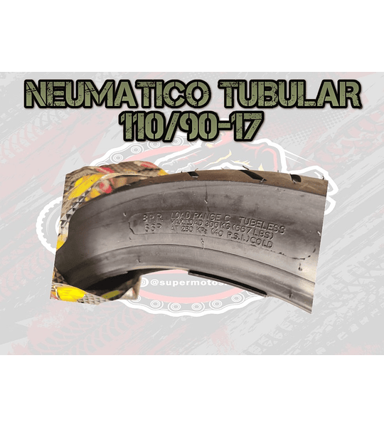 NEUMÁTICO TUBULAR  110/90-17