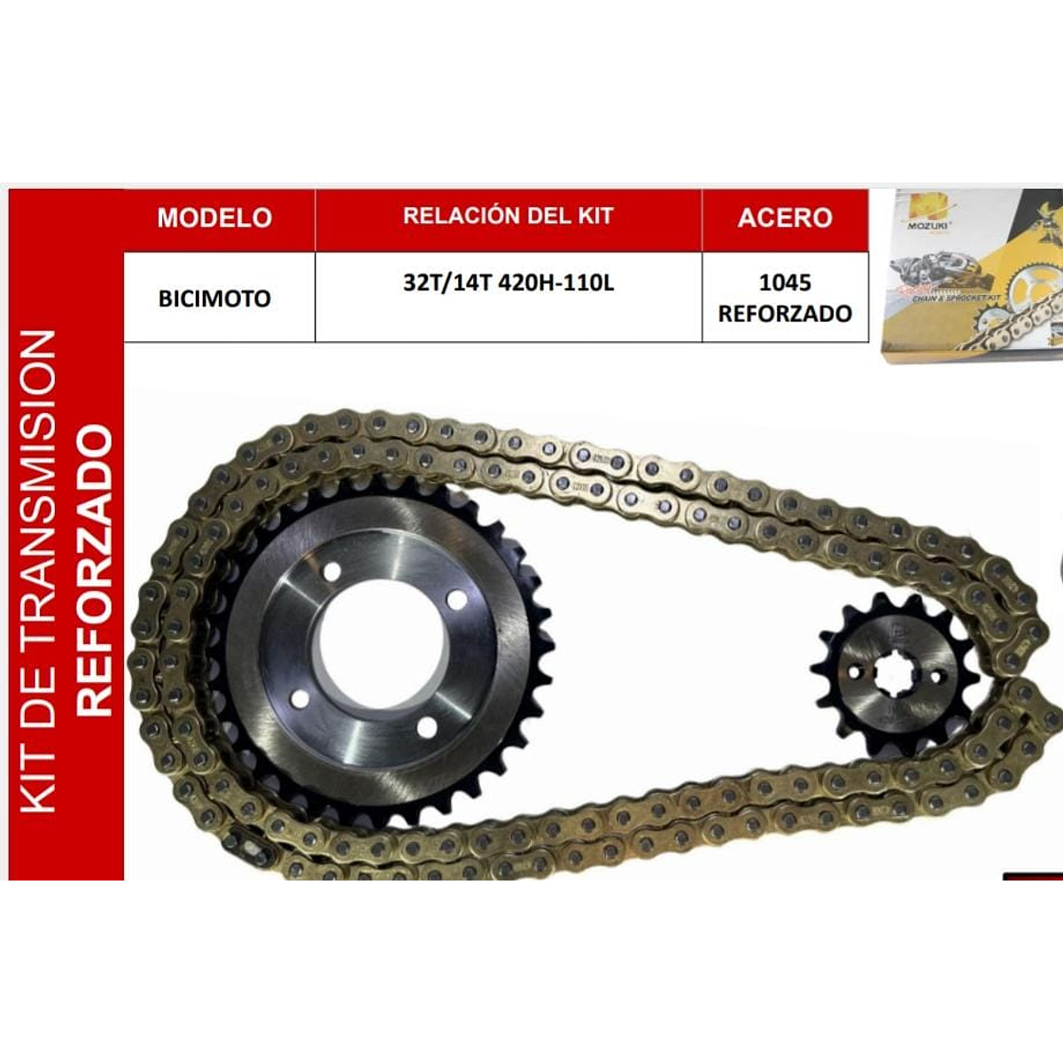 Bicimoto Bicycle Bicimoto Boji 49cc Prensa Cadena O Tensor Para