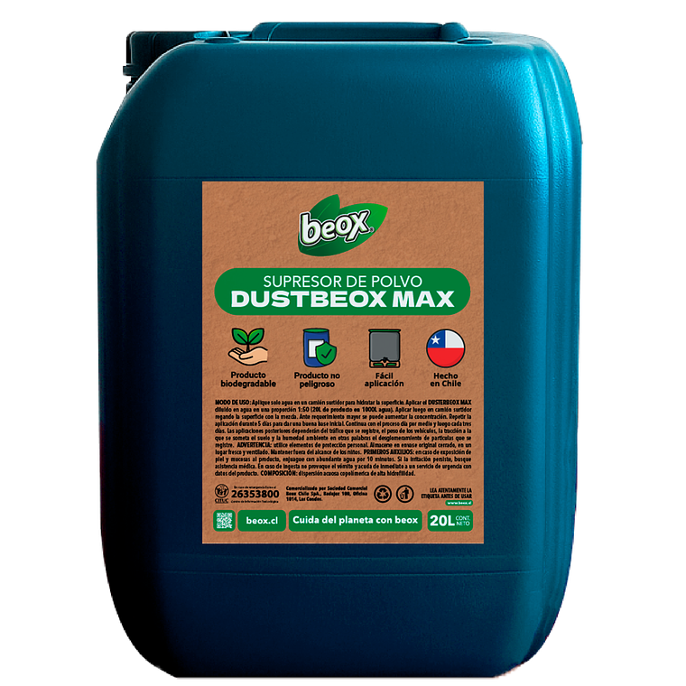 DustBeox® MAX - 20 Litros Supresor de Polvo 1